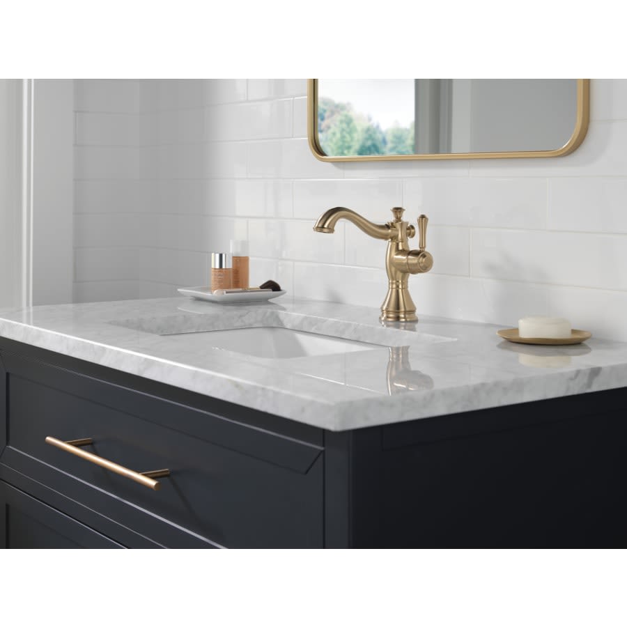 Cassidy Single Hole Bathroom Faucet with Pop-Up Drain Assembly - Includes Lifetime Warranty