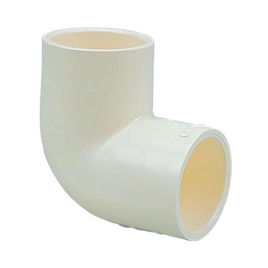 90 deg Elbow, 1/2 in, Socket, SCH 40/STD, CPVC