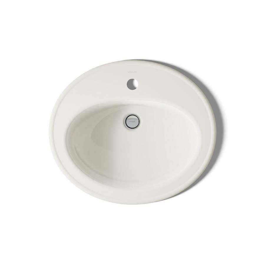 Pennington 20-1/4" Drop In Bathroom Sink with 1 Hole Drilled and Overflow