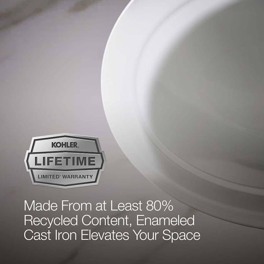 Serif 20-5/8" Undermount Cast Iron Bathroom Sink