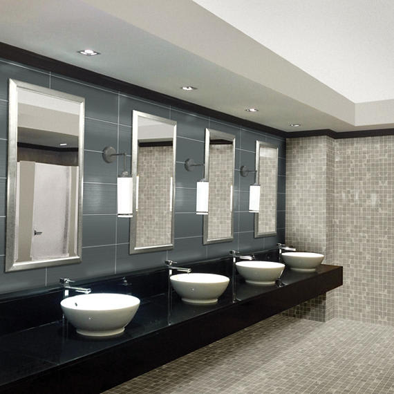Minimum Gray Rectangle 12X24 Matte
