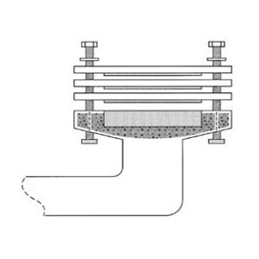 Closet Flange Extension Kit With Closet Bolts, Nuts and Washers