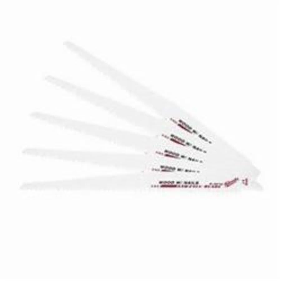 SAWZALL® Bi-Metal Reciprocating Saw Blade, 9 in L, 5 tpi, 0.05 in THK, 5-Pack
