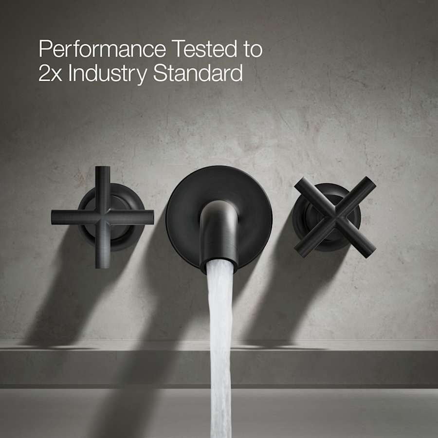 Purist Deck or Wall Mounted Cross Handles for Tub Faucet