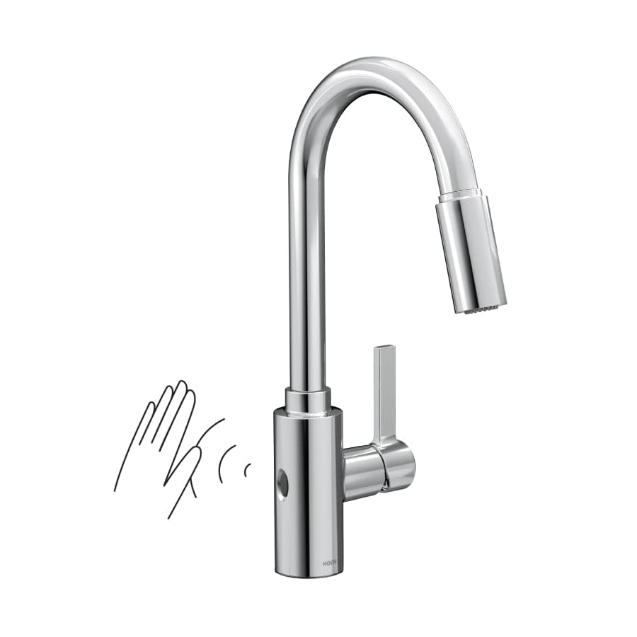 Genta LX 1.5 GPM Single Hole Pull Down Kitchen Faucet with MotionSense
