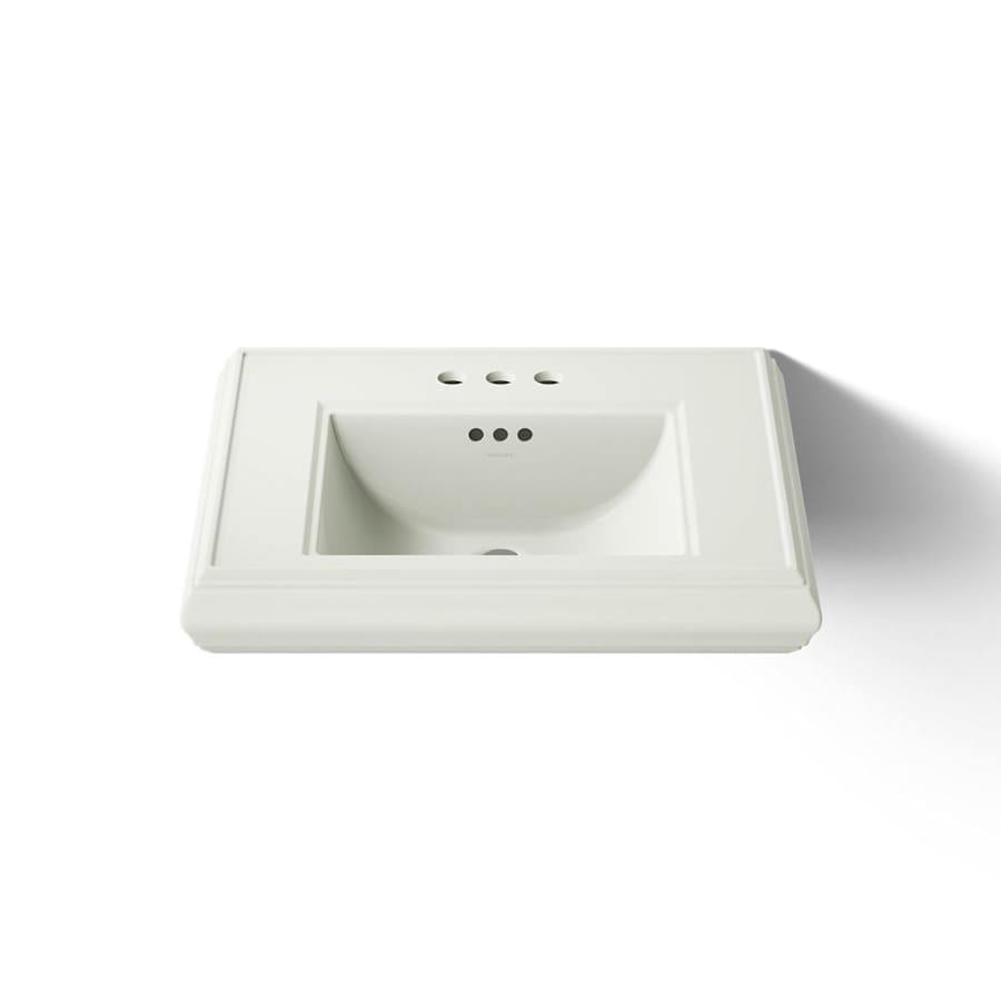 Memoirs Classic 24" Fireclay Pedestal Bathroom Sink with 3 Holes Drilled and Overflow