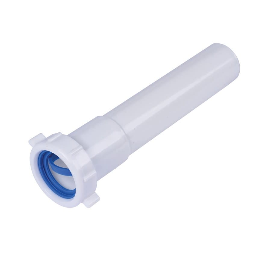 Tubular Extension, 1-1/2 in, Tube x Slip Joint, White