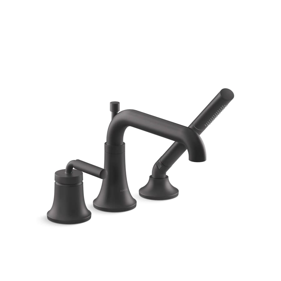 Tone Deck Mounted Roman Tub Filler with Built-In Diverter - Includes Hand Shower