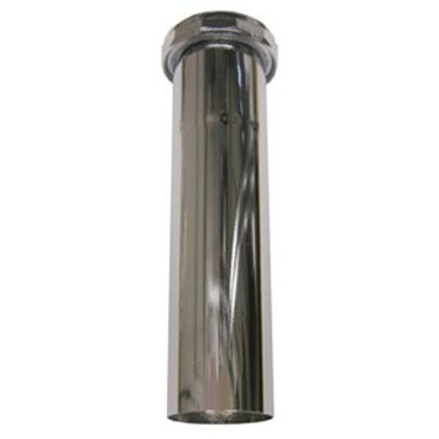 Tubular Extension, 1-1/2 in, Tube x Slip Joint, 22 ga, Chrome