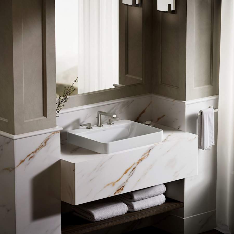 Vox 22" Vessel / Drop In Sink with Overflow