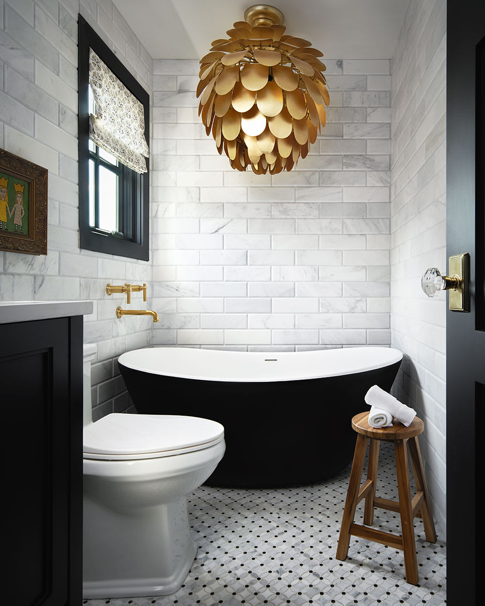 Arabescato Carrara Beveled Tile