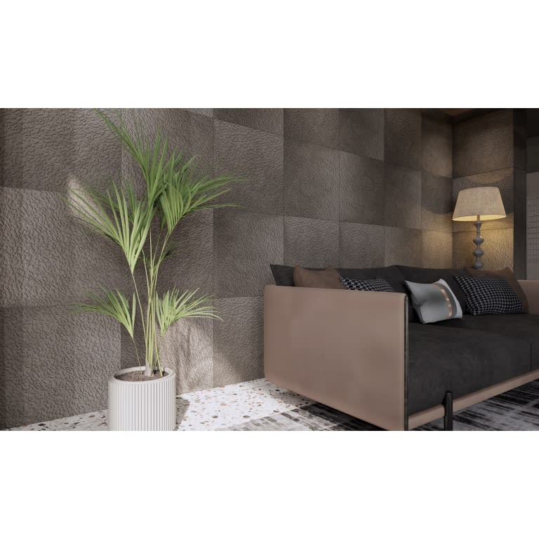 CLAYTONE GROOVE GRAY MT 24X24