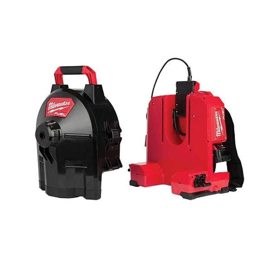 M18 FUEL™ Kit Cordless Drain Gun Kit, 1-1/4 to 4 in Drain Line, 100 ft Max Run, 18 VDC, HDPE Drum Housing