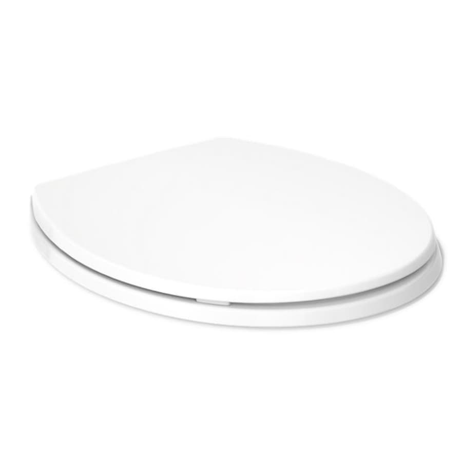 Brevia Q2 Round Closed-Front Toilet Seat with Quick-Release and Quick-Attach Hinges