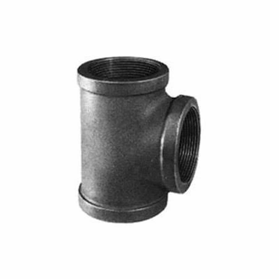 Tee, 1 in, FNPT, 150 lb, Malleable Iron, Black, Domestic