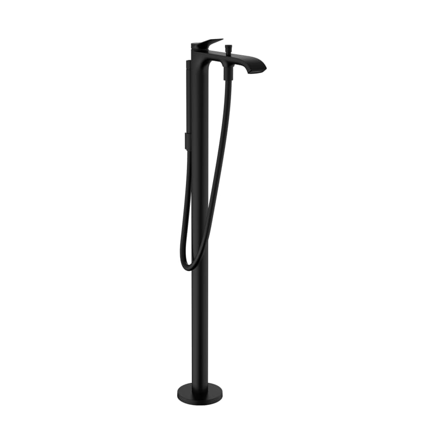 Vivenis Floor Mounted Tub Filler with Built-in Diverter - Includes Hand Shower
