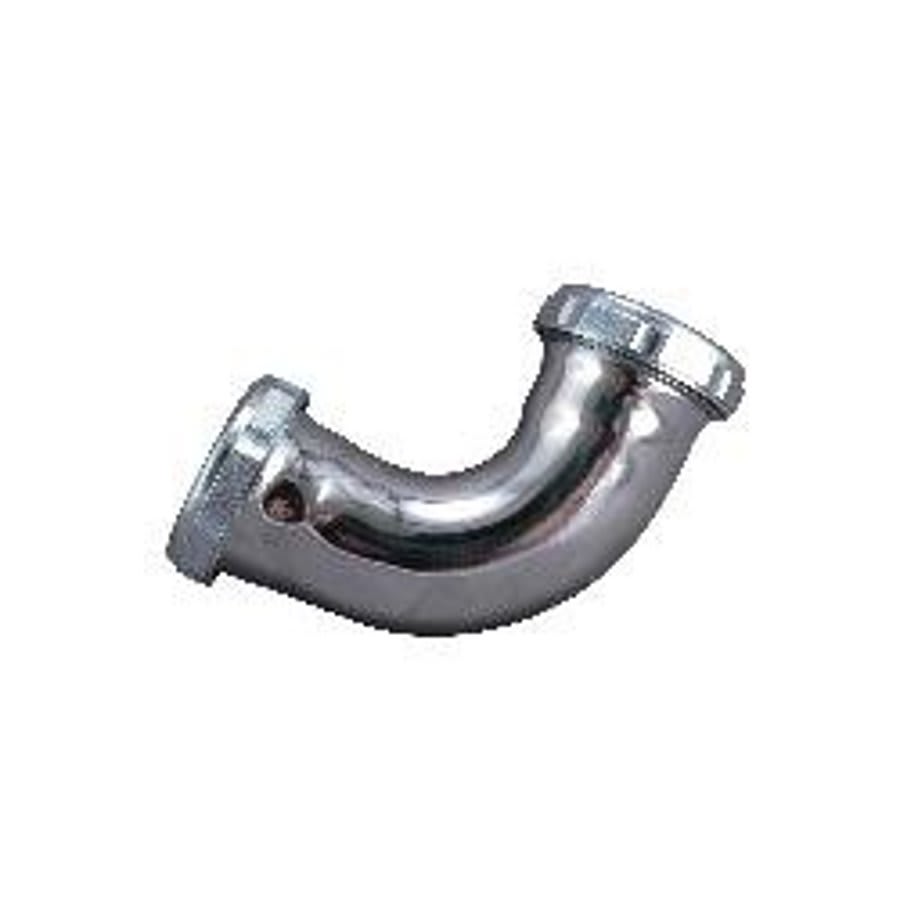 90 deg Tubular Elbow, 1-1/2 in, 22 ga, Chrome