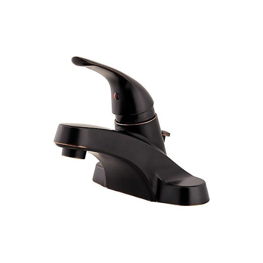 Pfirst Series™ Centerset Lavatory Faucet, ADA, 1 Handle, 3-Hole, 1.2 gpm, Tuscan Bronze