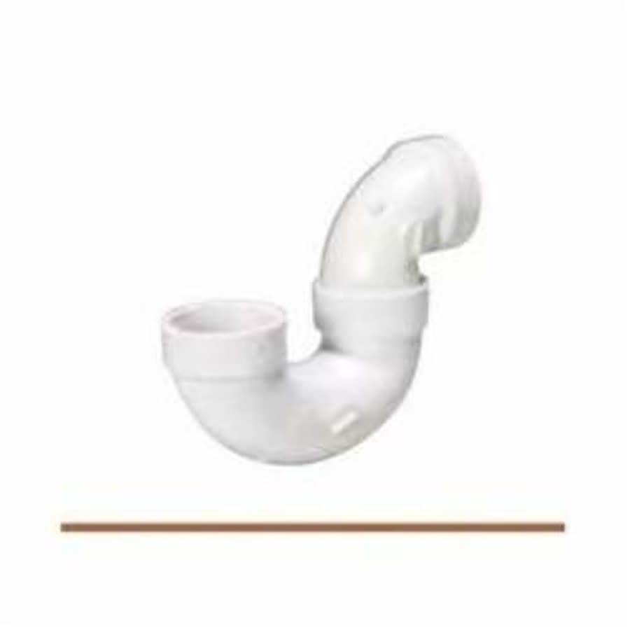 P-Trap, 4 in, Hub, DWV, PVC