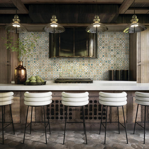 Cotto Revival Marbella Square, Handcrafted 4X4 Glossy