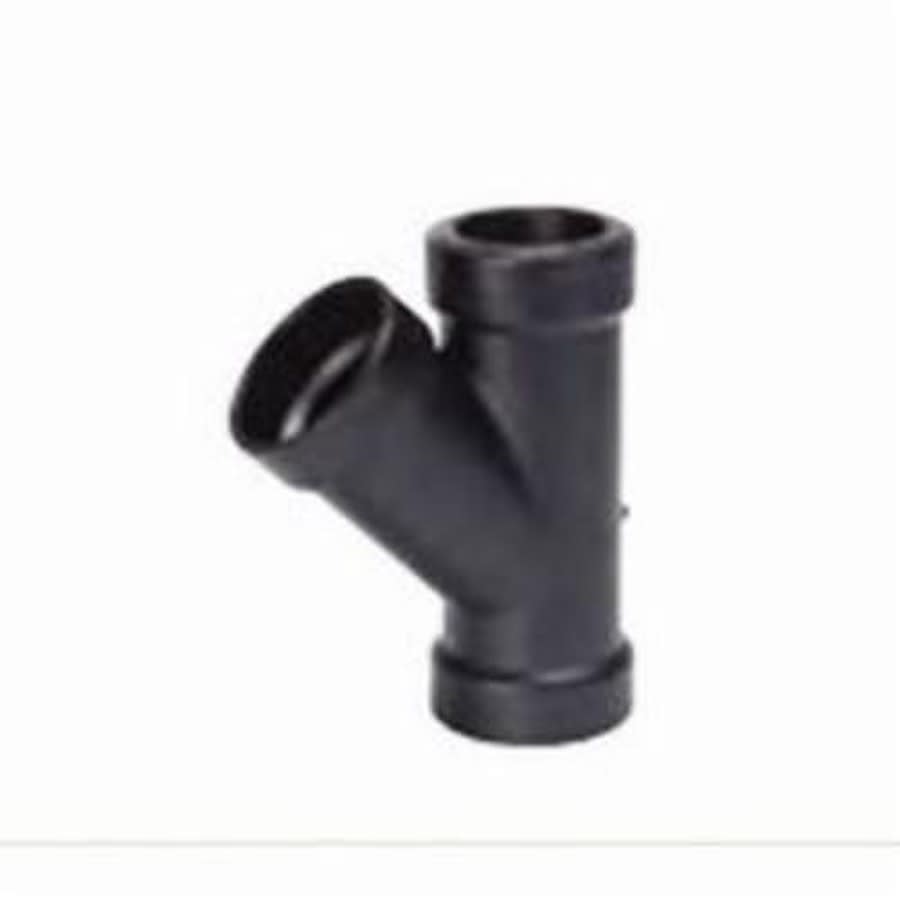 DWV Wye, 3 x 2 in, Hub, ABS