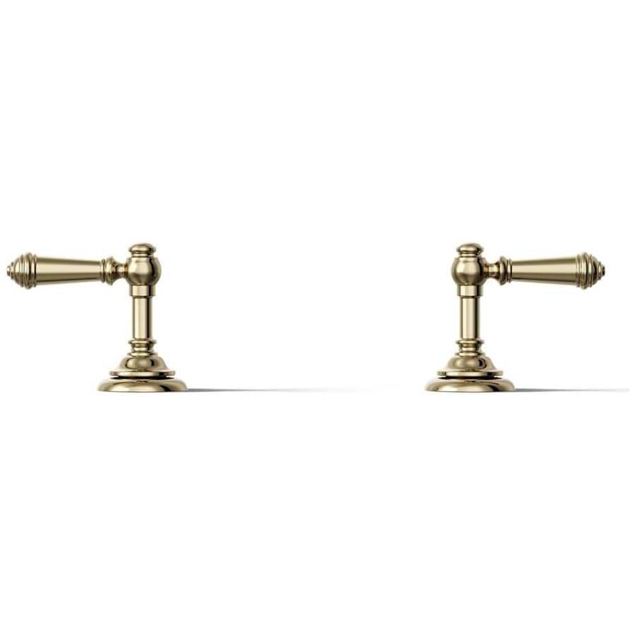 Artifacts Deck-Mount Bath Faucet Handle Trim with Lever Design