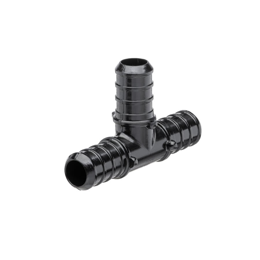 QickSert CR® Tee, 1/2 in, Crimp PEX, Poly