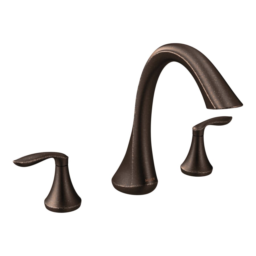 Deck Mounted Roman Tub Filler from the Eva Collection (Less Valve)