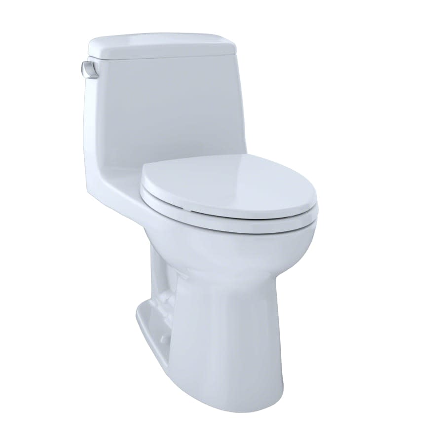 Eco UltraMax One Piece Elongated 1.28 GPF ADA Toilet with E-Max Flush System - SoftClose Seat Included