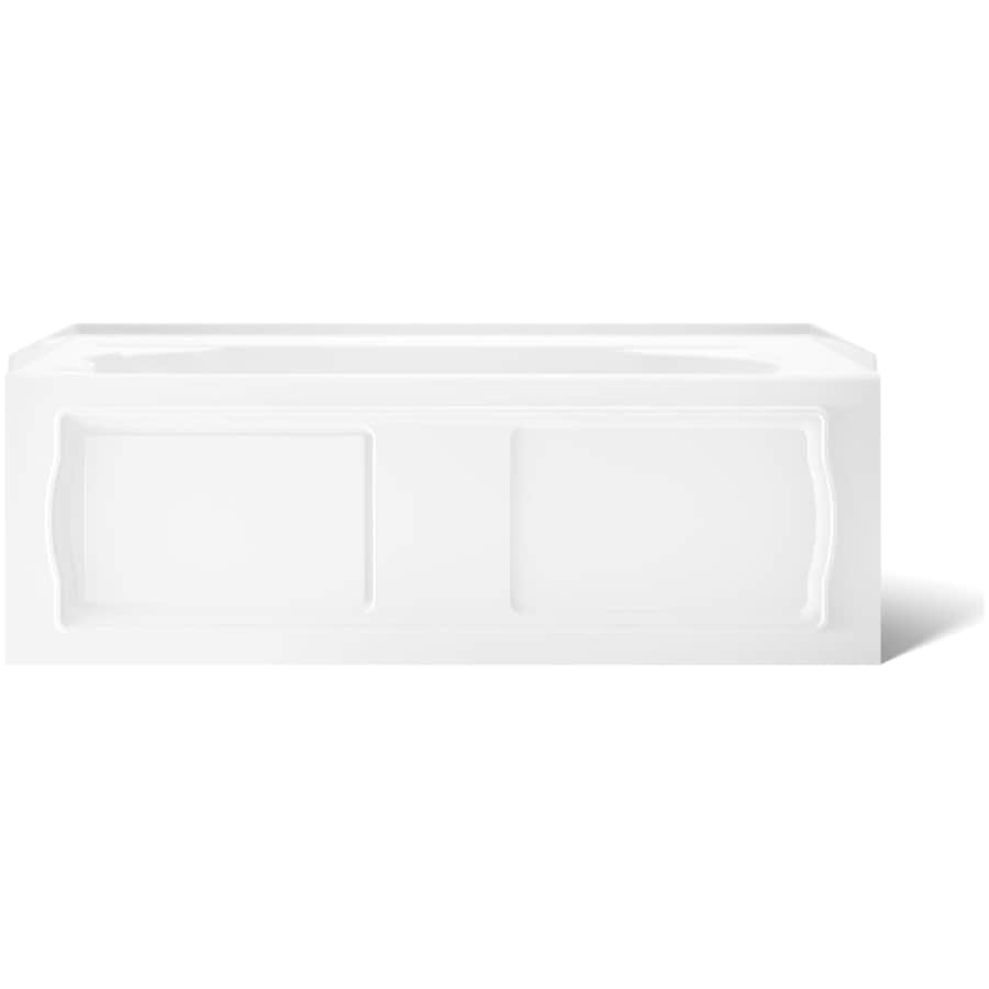 Devonshire Collection 60" Three Wall Alcove Soaking Bath Tub with Left Hand Drain