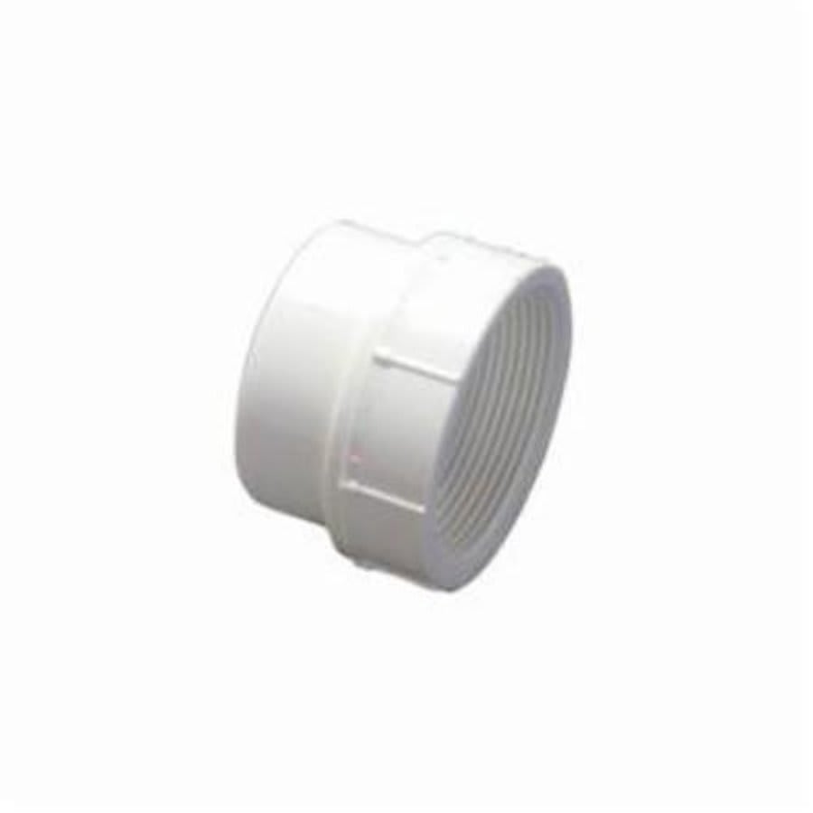 Cleanout Adapter, 1-1/2 in, Spigot x FNPT, DWV, PVC