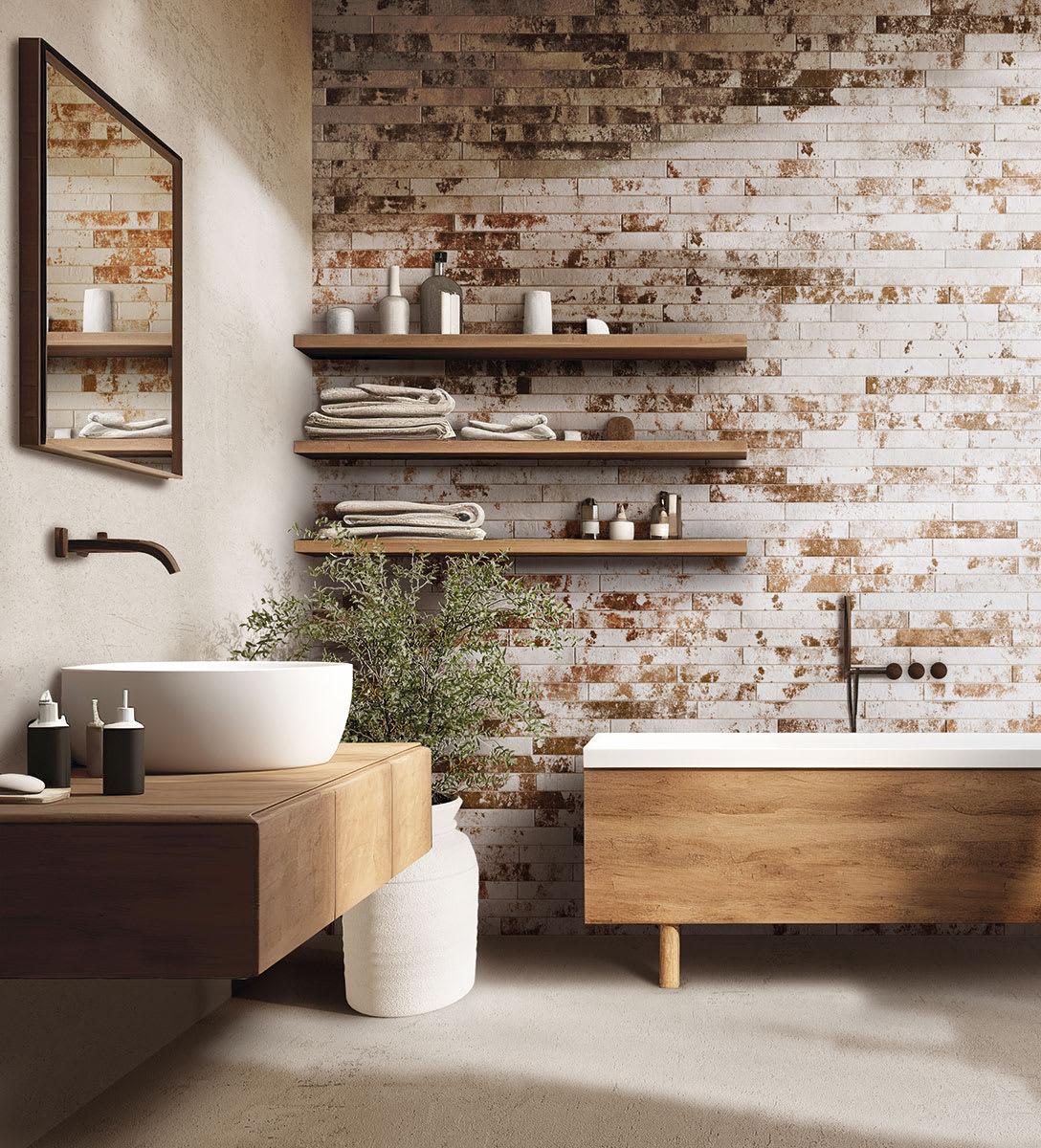 Brickstone Rustique white