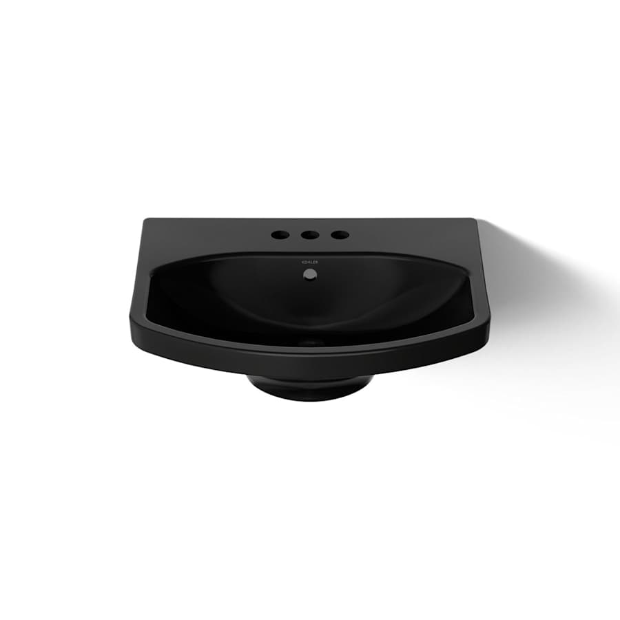 Cimarron 21" Pedestal Bathroom Sink with 3 Holes Drilled and Overflow