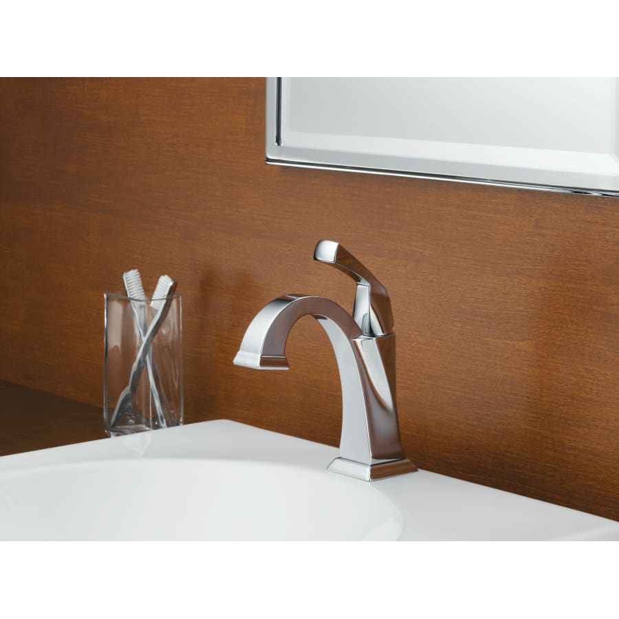 Dryden Single Hole Bathroom Faucet with Diamond Seal Technology - Includes Pop-Up Drain Assembly
