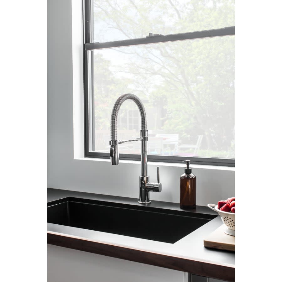 Trinsic 1.8 GPM Single Hole Pre-Rinse Pull Down Kitchen Faucet