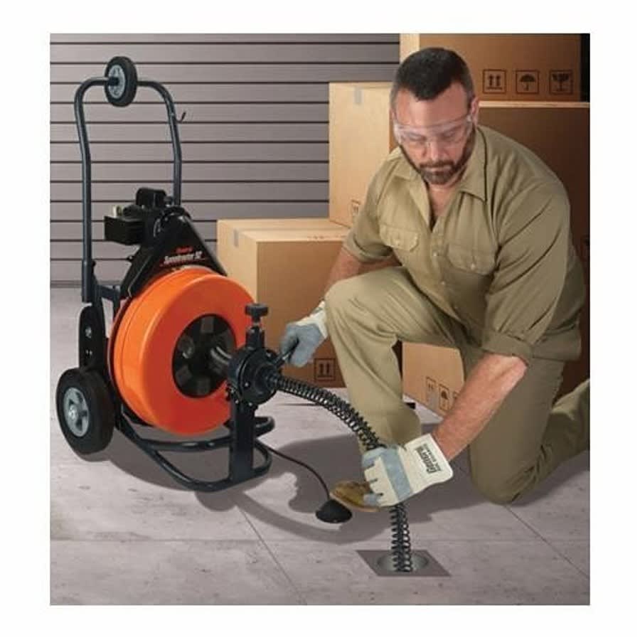 Speedrooter 92™ Drain Snake, 3 to 10 in Drain, 1/2 hp, 5/8 in x 100 ft L Cable