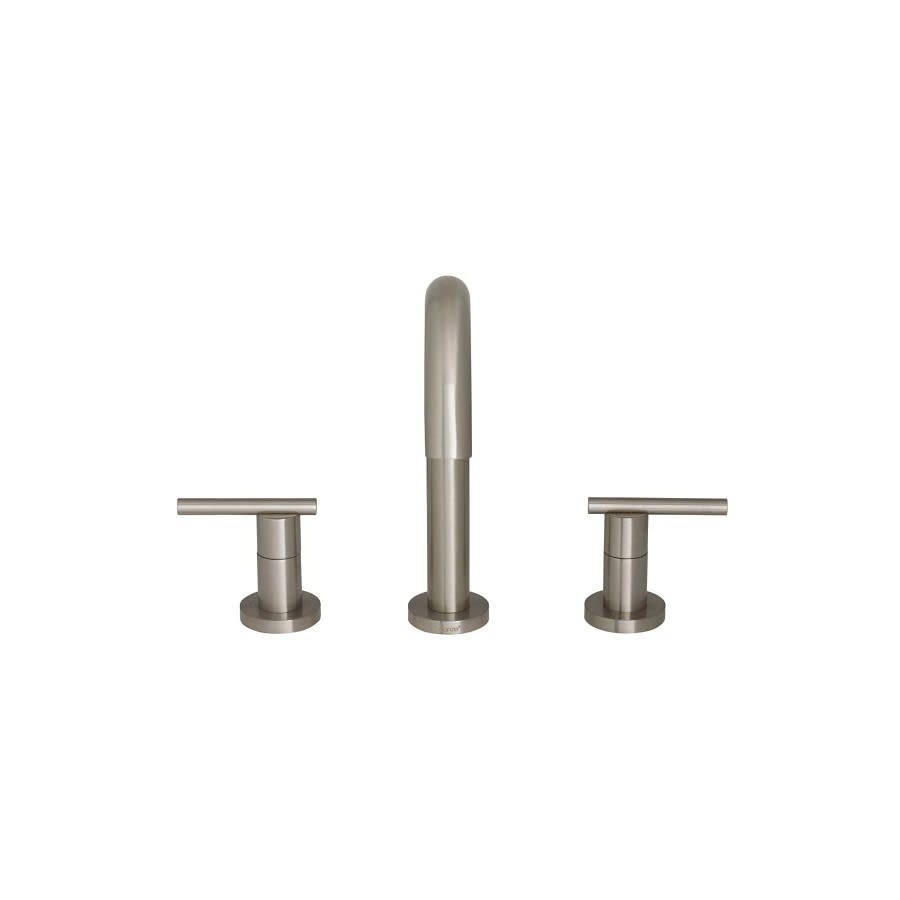 Parma® Widespread Lavatory Faucet, ADA, 2 Handle, 3-Hole, 1.2 gpm, Brushed Nickel