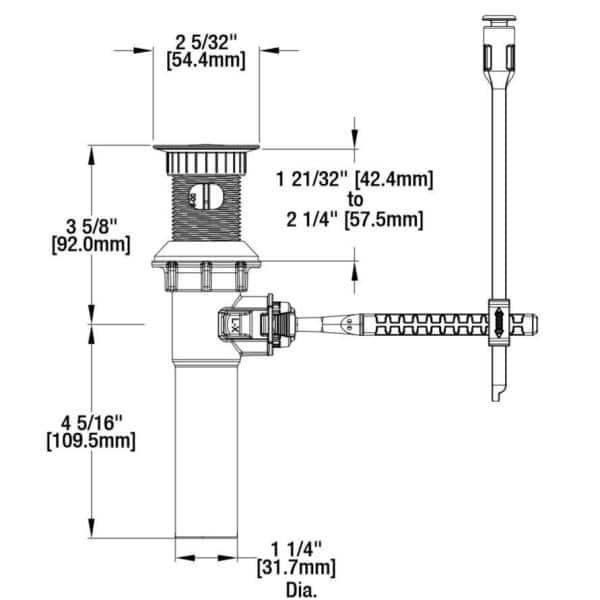 Aragon 4 in. Centerset Single-Handle Low-Arc Bathroom Faucet in Polished Chrome