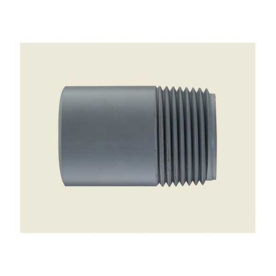 Nipple, 3 in, 6 in L, Plain x MNPT, PVC, SCH 80/XH