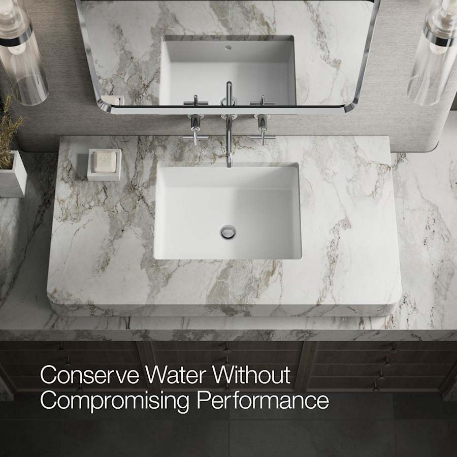 Purist 1.2 GPM Wall Mounted Widespread Bathroom Faucet