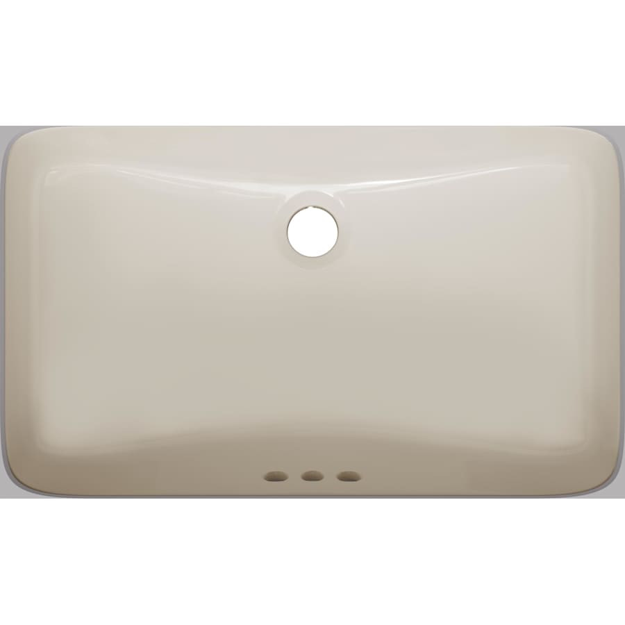 Norris 21" Rectangular Vitreous China Undermount Bathroom Sink with Overflow