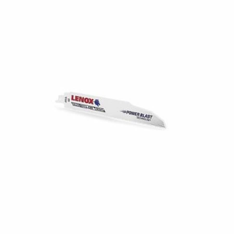 Demolition Reciprocating Saw Blade, 12 in L, 6 tpi, 0.062 in THK, 2-Pack