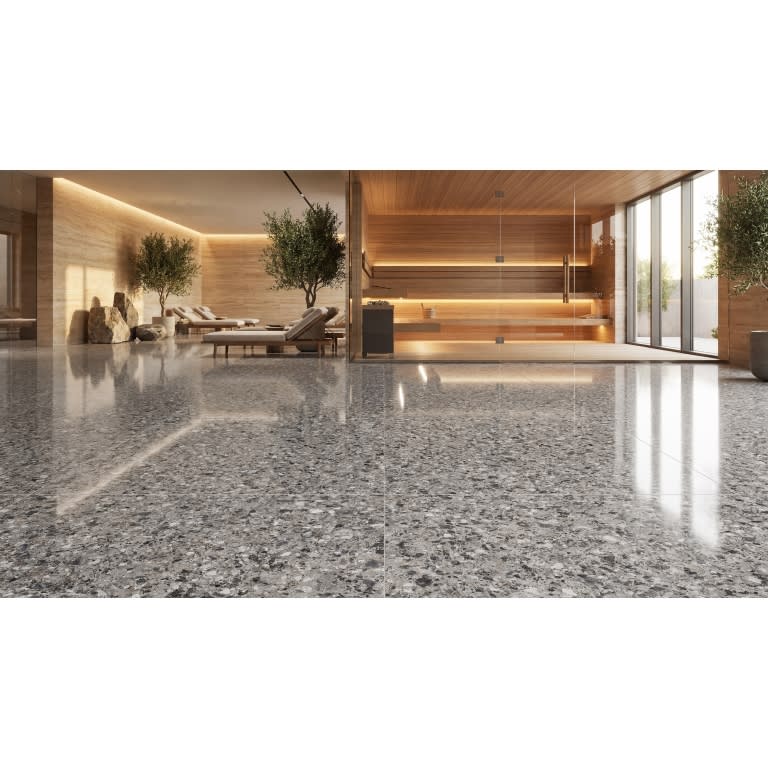 MILZETTI PEBBLE SILVR PL 47X47