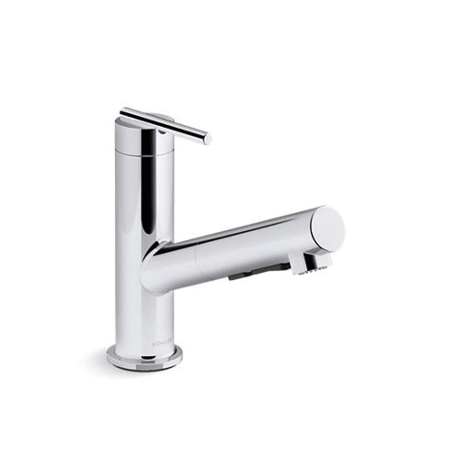 Crue™ Kitchen Faucet, Deck Mount, ADA, 1 Lever Handle, 1 or 3-Hole, Polished Chrome