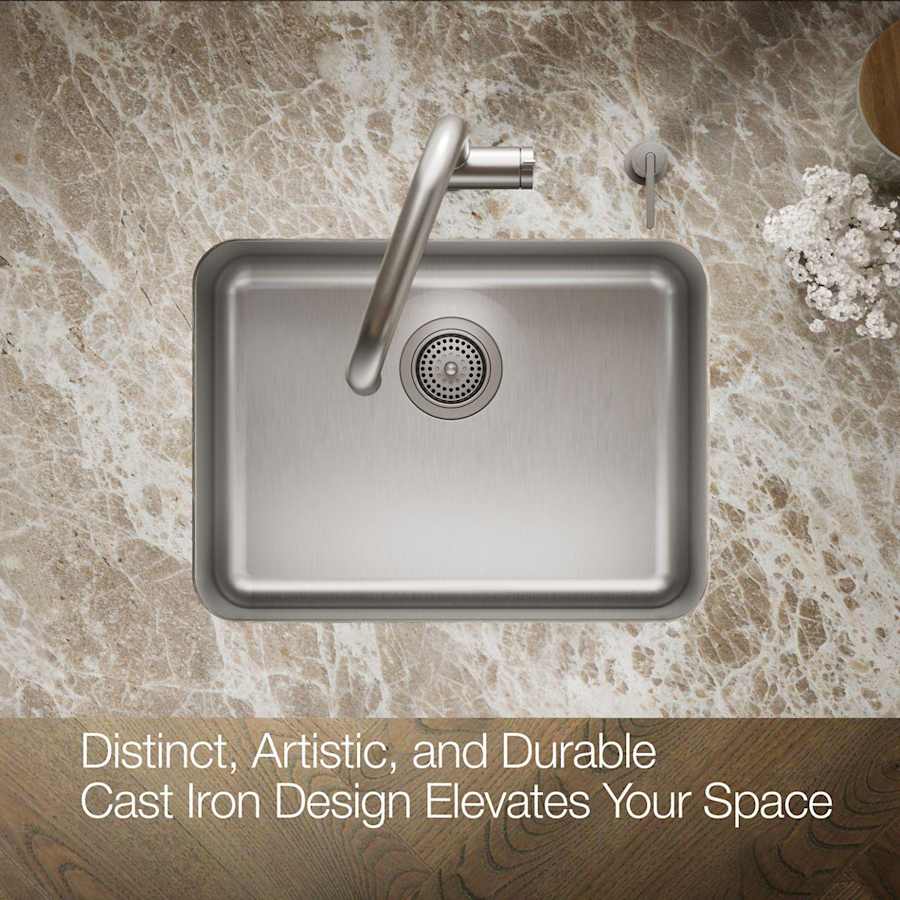 Undertone 23" Undermount Single Basin Stainless Steel Utility Sink
