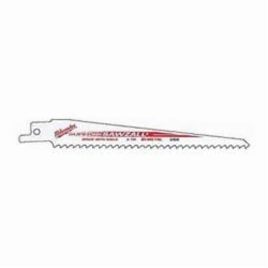 SAWZALL® Bi-Metal Reciprocating Saw Blade, 6 in L, 5 tpi, 0.05 in THK, 5-Pack