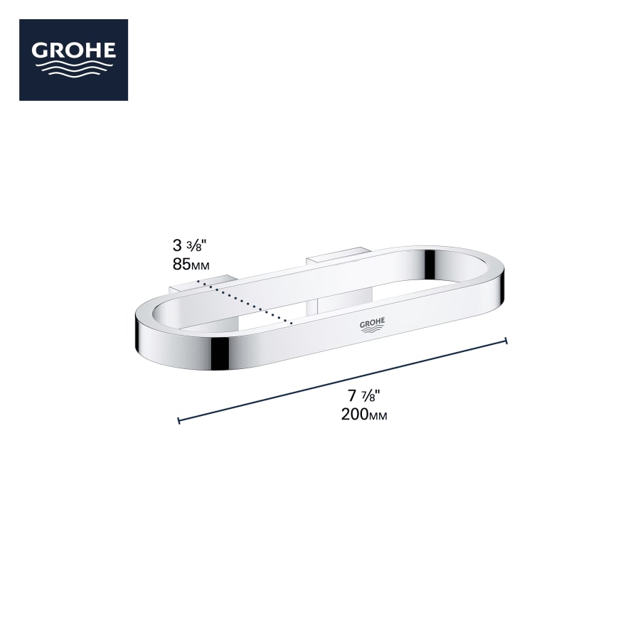 Selection 8" Wall Mounted Towel Ring