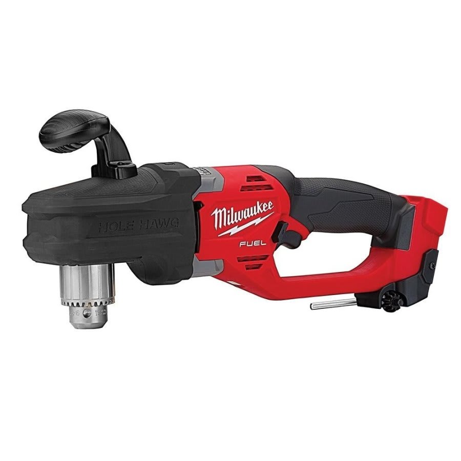M18™ FUEL™ Hole Hawg™ Cordless Right Angle Drill, 1/2 in, Keyed Chuck, 18 V, 1550 rpm No-Load, 15.6 in OAL, REDLITHIUM™ Lithium-Ion Battery