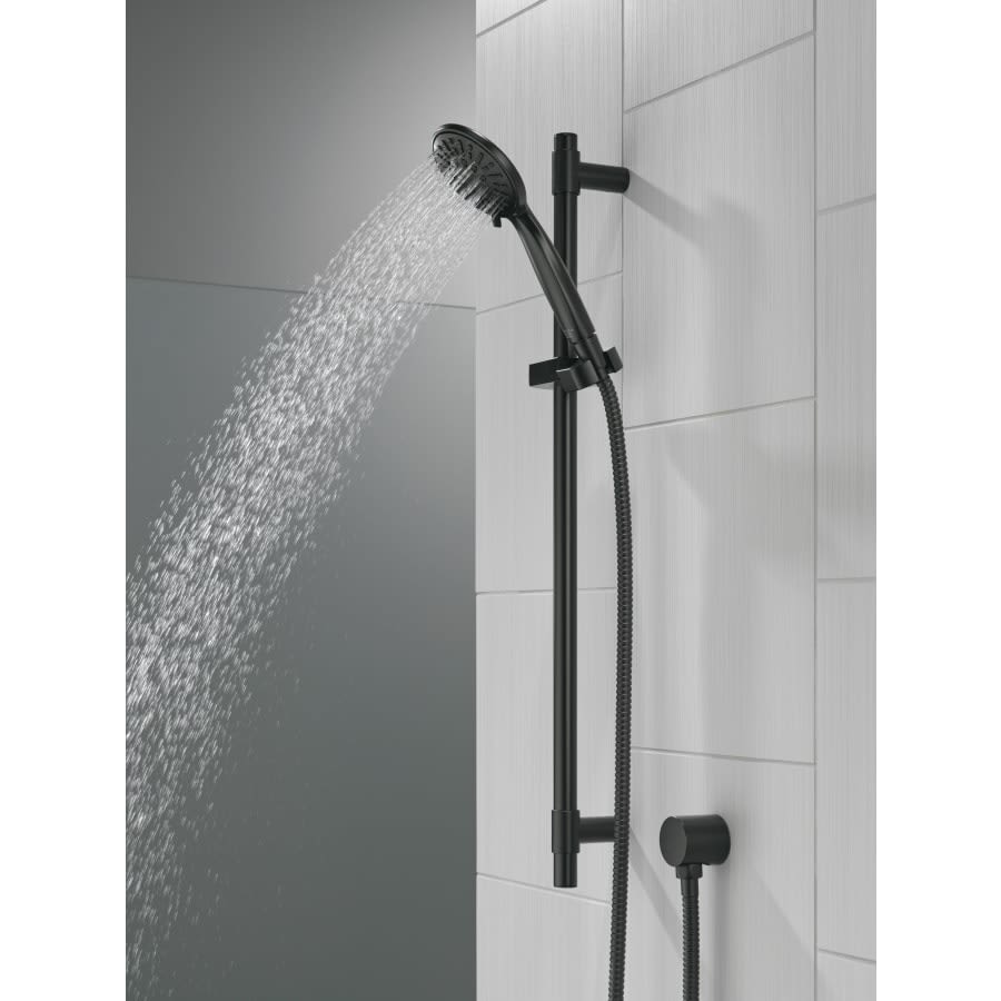 Universal Showering Components 1.75 GPM Multi Function Hand Shower Package - Includes Slide Bar, Hose, and Wall Supply