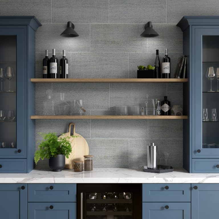 METRO BLUE STR&CH 12X24
